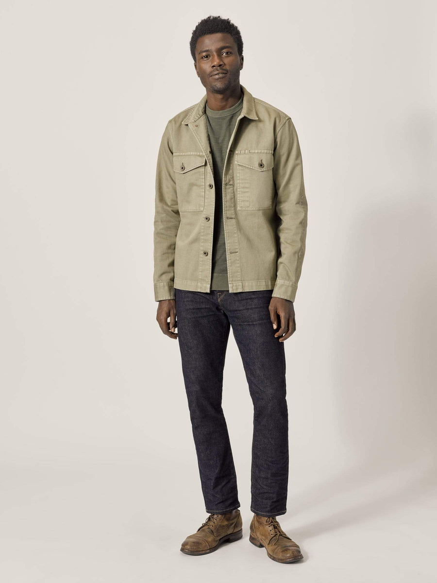 Faded Fatigue Bunker Twill Field Jacket – buckmason2f.com