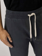 Load image into Gallery viewer, Dark Navy Venice Wash Brushed Loopback Trouser
