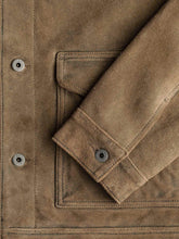 Load image into Gallery viewer, Saddle Vintage Suede Interstate Jacket
